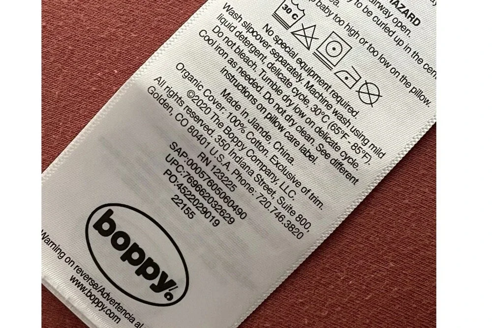 Boppy Original Nursing Pillow & 3 Covers White Waterproof Rainbow Yellow Lot EUC